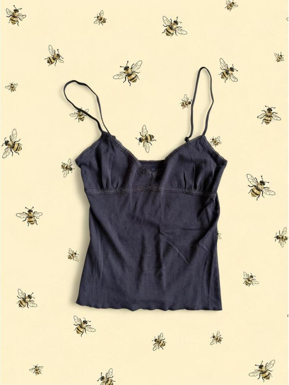 Brandy Melville brown lace tank